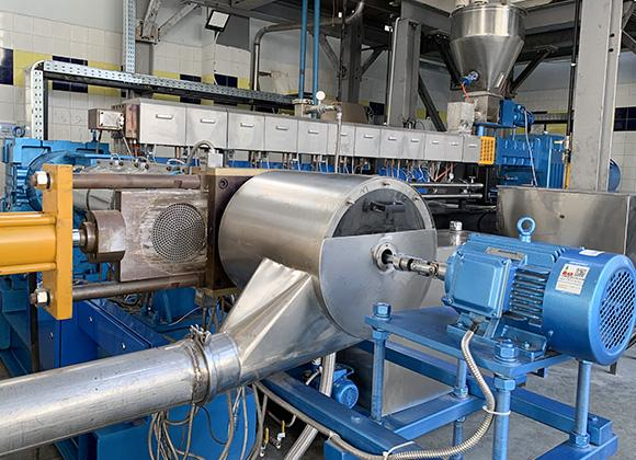 Water ring pelletizing system