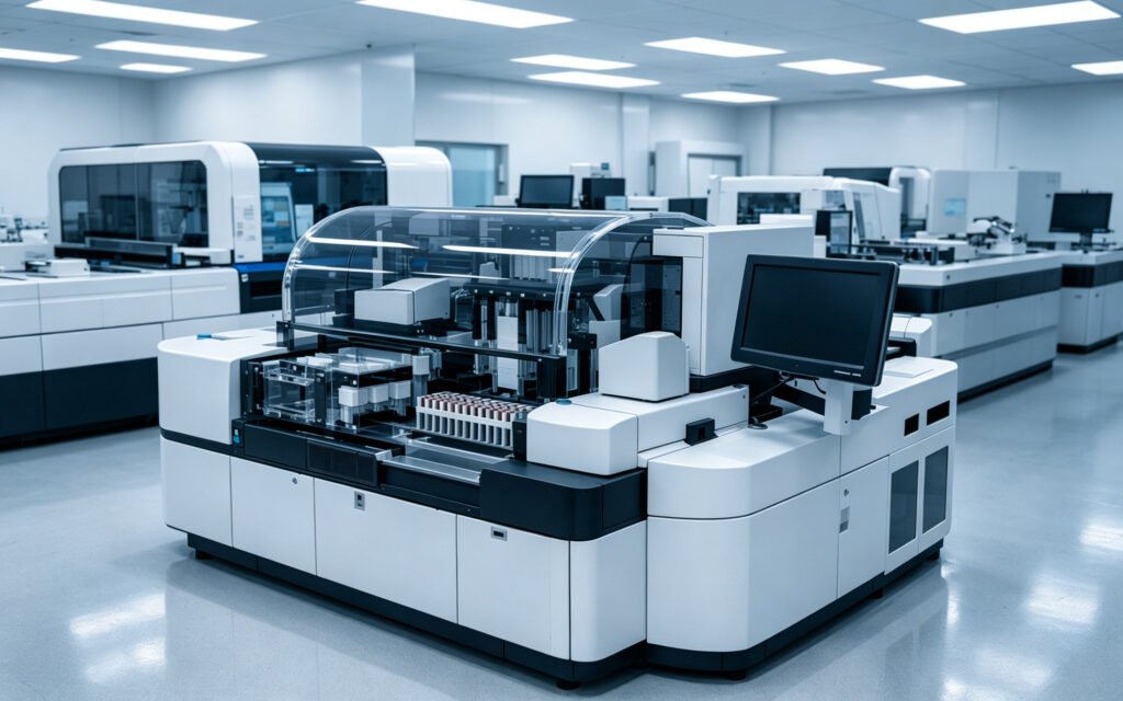Automated laboratory analysis equipment for medical and life science applications